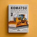 Komatsu D31E-20 D31P-20 D31PL-20 D31PLL-20 D31P-20A D31S-20 D31Q-20 D37E-5 D37P-5A Bulldozer Operations Maintenance & Industrial Service Repair Workshop Manual