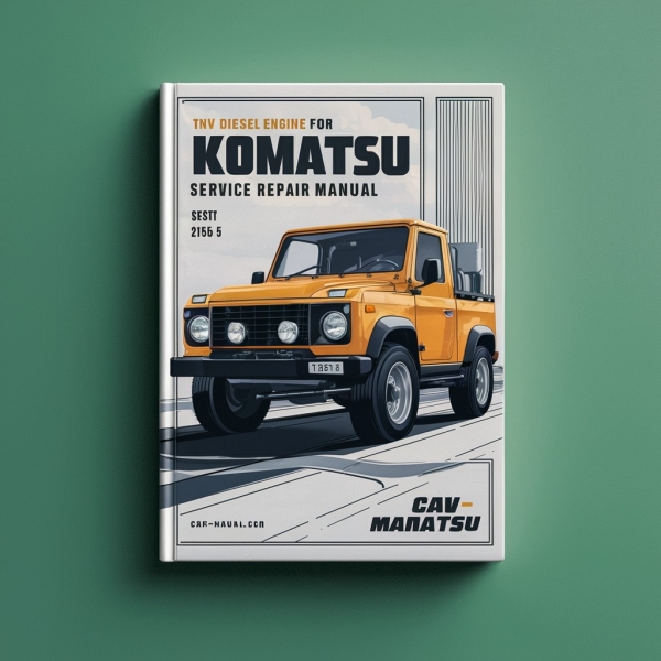 TNV Diesel Engine For Komatsu SK815-5 Turbo Service Repair Manual
