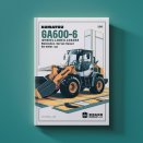 Komatsu GALEO WA600-6 Wheel Loader Workshop Service Repair Manual SN 60001 And UP