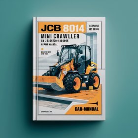 JCB 8014 Mini Crawler ExcavatorS SN 1392500-1393095 Service Repair Manual