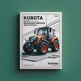Kubota KH91 KH-91 Workshop Service Repair Manual