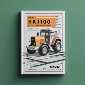 GEHL HA1100 Hay Attachment Parts Manual