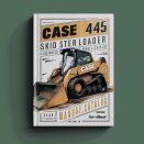 Case 445 Skid Steer Loader Illustrated Parts List Manual Catalog-PDF