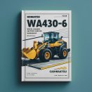 Komatsu WA430-6 Wheel Loader Factory Service and Repair Workshop Manual