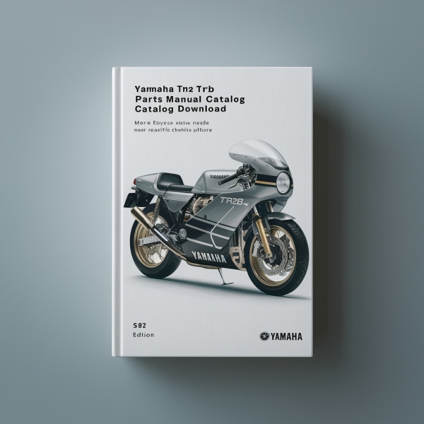 Yamaha TR2 TR2B Parts Manual Catalog