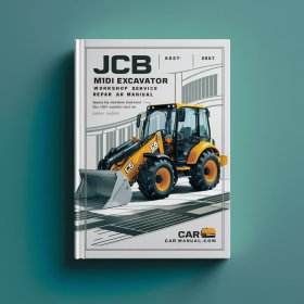 JCB 8052 Midi Excavator Workshop Service Repair Manual PDF Download