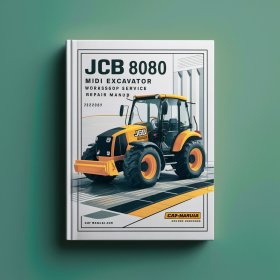 JCB 8080 Midi Excavator Workshop Service Repair Manual PDF Download